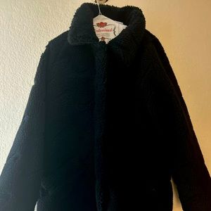 Black minks jacket